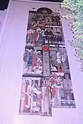A Millard Sheets mosaic embellishes the east side of the building.