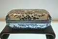A Ming blue-and-white porcelain box from the reign of the Wanli Emperor (1572–1620 AD)