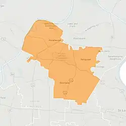 Map of the district