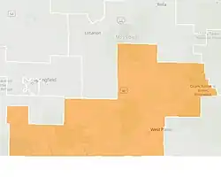 Map of the district