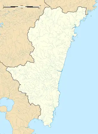 Aoidake Station is located in Miyazaki Prefecture