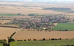 Mnetěš seen from Říp