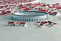Scale Model of Carnuntum in Roman times (amphitheatre and region outside city walls)