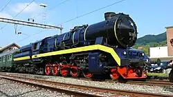 The most up to date class 52, 52&nbsp;8055 completely rebuilt, Hauenstein