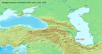 Mongol invasions of Anatolia, 1231, 1242