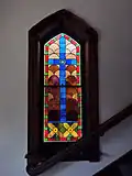 Window in the corner tower