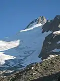 Southern side of Mont Dolent from Refuge Bivouac du Dolent