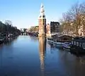 Montelbaan-Tower (built in 1516) at the Oude Schans