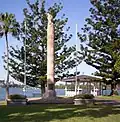 Monument to the United States forces for their help in World War II. The monument is in the grounds of Newstead House, Newstead