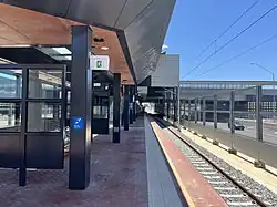 Morley station platform