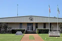 The Morris County Courthouse in Daingerfield