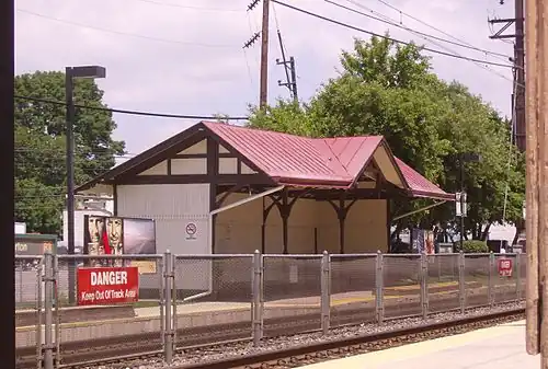 Morton station in May 2010