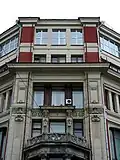 6, Kuznetky Most Street, Moscow. The A. C. Khomyakov building, originally used by Muir and Mirillies department store. Two top floors were added later.