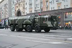 MZKT-7930 with 9K720 Iskander.