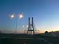 Rędzin Bridge at dusk