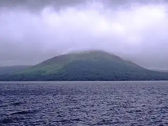Lake Letas with Mount Gharat