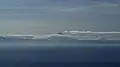 Mount Pico as it can be seen from Graciosa island (the air distance is about 70 km)