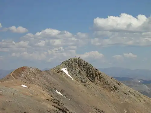 10. Mount Lincoln is the highest peak of the Mosquito Range and the eighth highest peak of the Rocky Mountains.