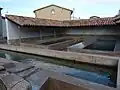 drinking trough and laundry
