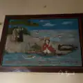 Mural of the legend of Menino Jesus