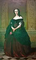 Portrait of Madame Alfred Magne by Karl Ferdinand Sohn. Early 19th century