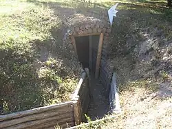War trench