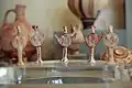 Mycenaean figurines, so called Bird goddesses, 1400-1200 BC
