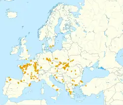 Map of range