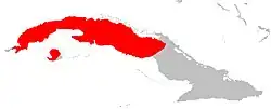 Map of range