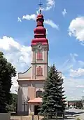 Church of St Bartholomew in the Myslava borough (May 2012)