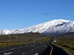Road towards mountain