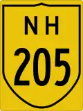 National Highway 205 shield}}