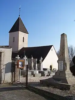 The church in Norges-la-Ville