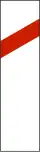 Distance to level crossing These signs may be used to represent the distance to a level crossing in three equal parts. Closest to the crossing.