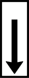 Direction for a stop or parking regulation sign