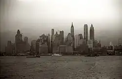 Image 2Lower Manhattan, as seen from a ferry, December 1941 (from History of New York City (1898–1945))