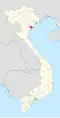 Location of Nam Định within Vietnam.