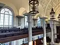 Galleries in nave