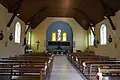 The nave of the church