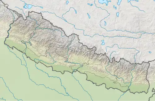 Map showing the location of Blackbuck Conservation Area