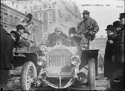 Grid before the 1908 New York to Paris Race
