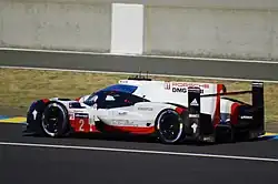Another white-and-red car
