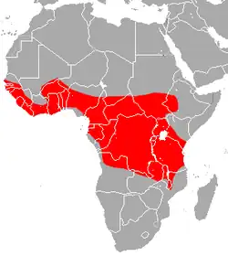 Map of range