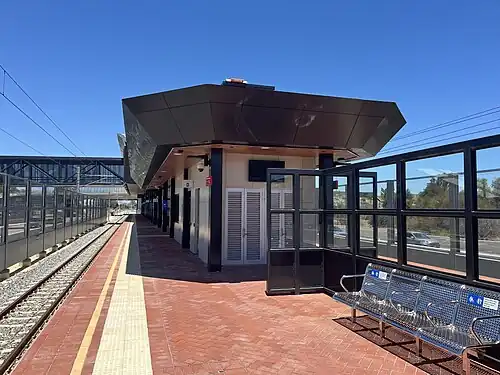 Noranda station platform
