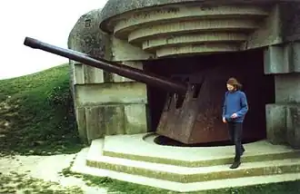 World War II 15&nbsp;cm TbtsK C/36 German coastal gun