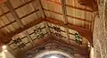 The restored chancel roof, completed in 1989.