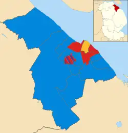 2019 results map