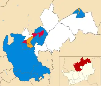 2010 results map