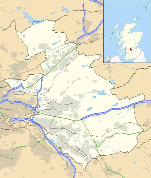 New Stevenston is located in North Lanarkshire