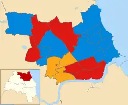 2008 results map